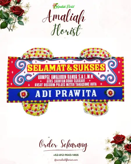 Papan Bunga Ucapan Selamat Rumbai Pesisir