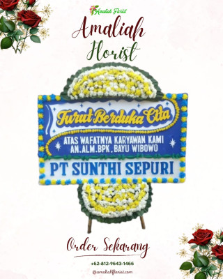 Papan Bunga Duka di Rumbai Pesisir