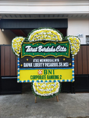 Papan Bunga Duka di Rumbai Pesisir
