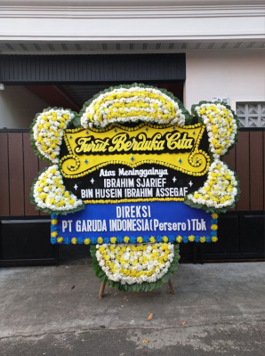 Papan Bunga Duka di Rumbai Pesisir