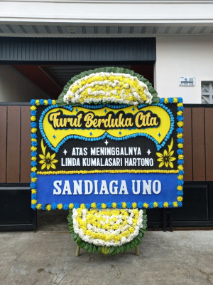 Papan Bunga Duka di Rumbai Pesisir